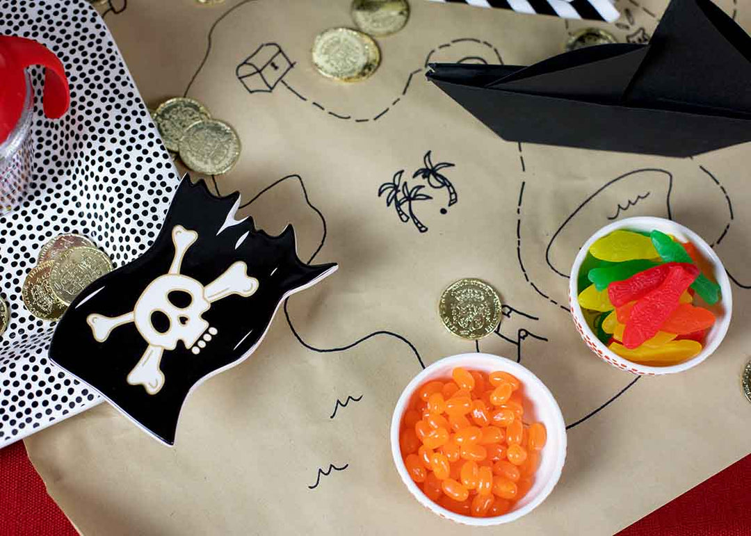 Pirate Flag Mini Attachment on Mini Platter