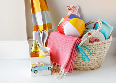 Summer Staples Including Happy Everything! Decor Nesting Cube with Mini Attachment Summer Car Design