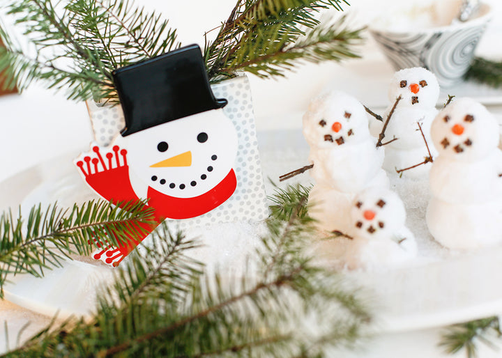 Stone Small Dot Nesting Cube with Mini Attachment Top Hat Frosty Design
