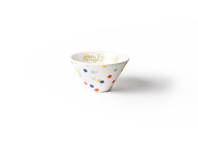 Colorful Small Bowl Happy Dot Design