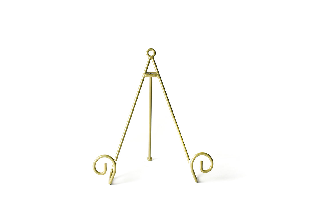Metal Gold Swirl Big Plate Stand