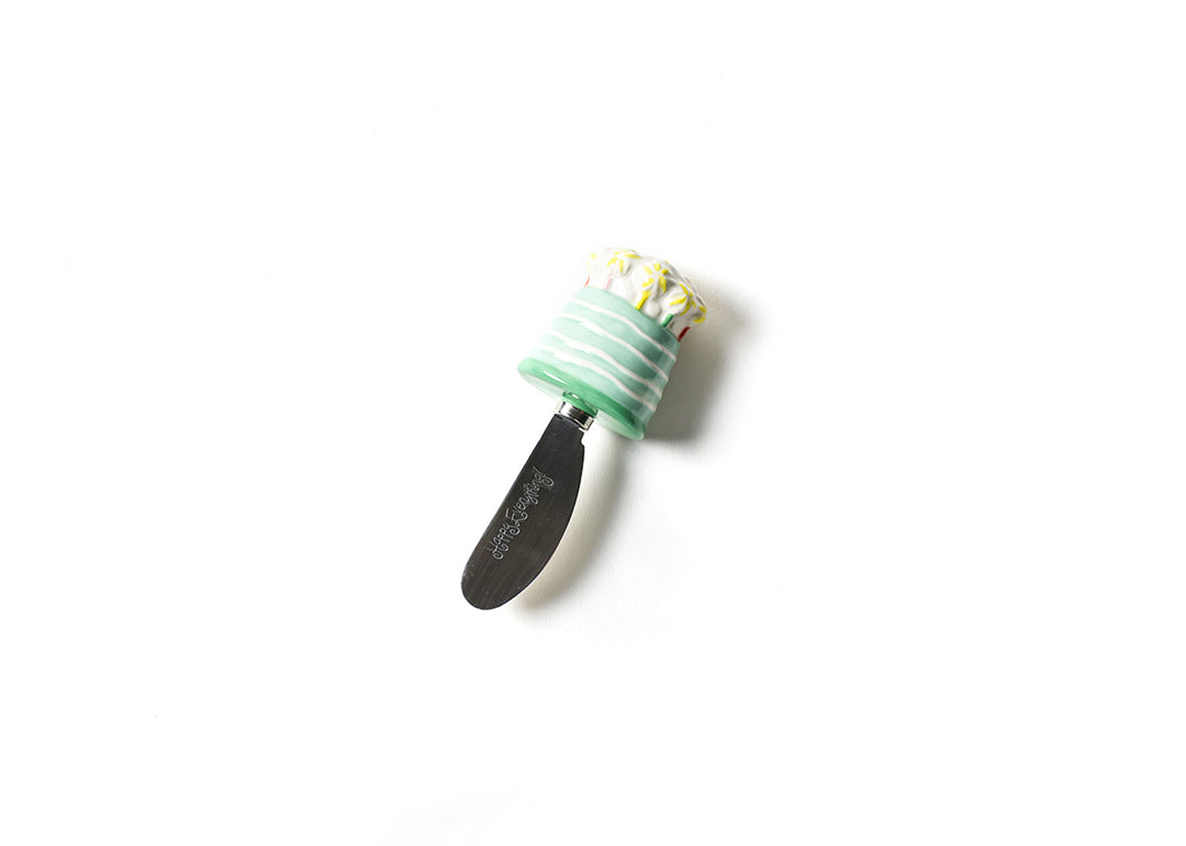 Sparkle Cake Embellishment on Appetizer Spreader