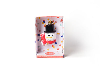 Top Hat Frosty Shaped Ornament in Gift Box