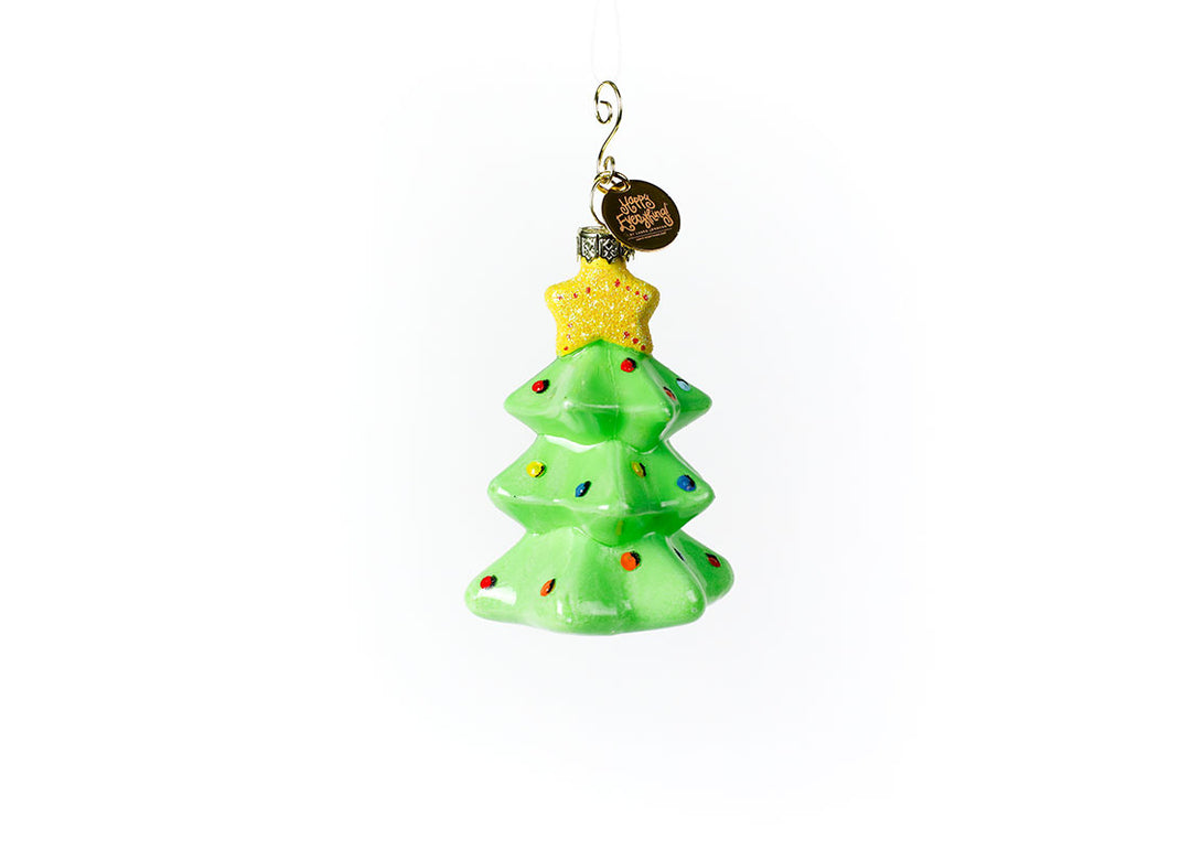 Glass and Metal Tree Shaped Ornament