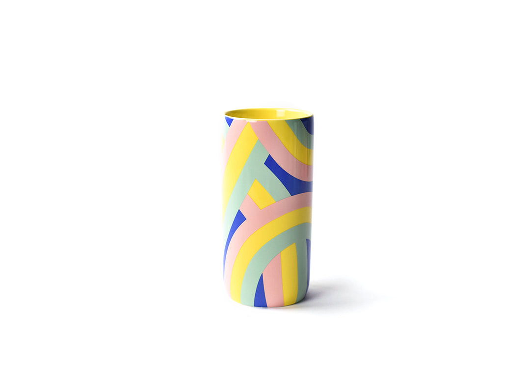 Yellow Interior Flow Ceramic Travel Mug