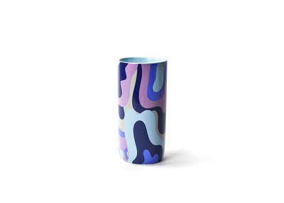 Colorful Ceramic Travel Mug Puddle Jump Design