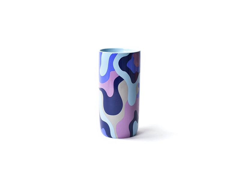 Puddle Jump Design Ceramic Travel Mug with Funky Colorful Design