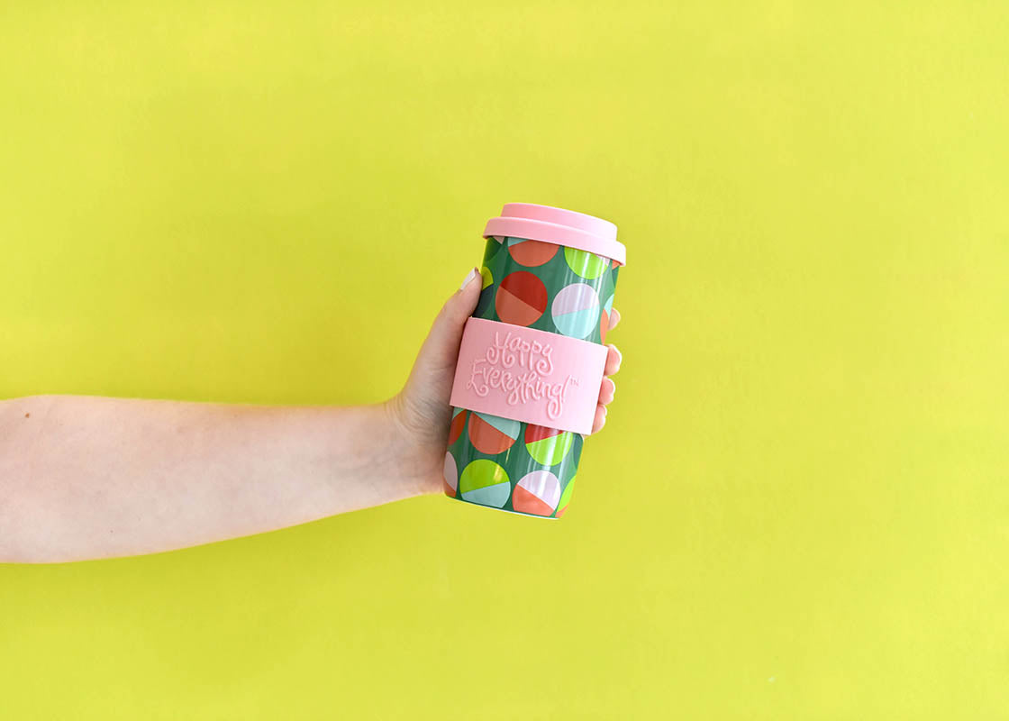 Happy Everything Roller Travel Mug - Thumbnail 5